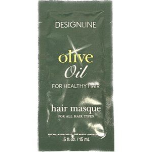 DESIGNLINE Olive Oil Hair Masques 10 Individual Packs (.5oz Each) Salon